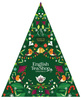 SET 6 x Piramidi bio del calendario dell'Avvento (trangolare verde - 13 gusti di tè) (25 x 2 g) 50 g english tea shop organic