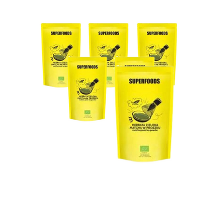 SET 6 x Tè verde Matcha in polvere bio 500 g