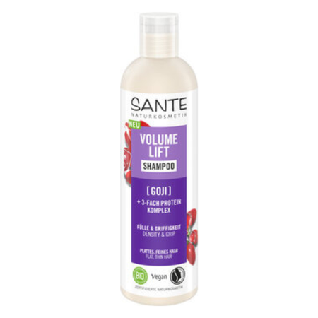 Shampoo volumizzante per capelli sottili Goji e complesso proteico ECO 250 ml - Sante Naturkosmetik