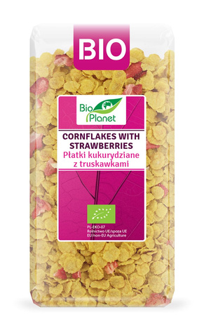 Fiocchi di mais alle fragole BIO 250 g – Bio Planet