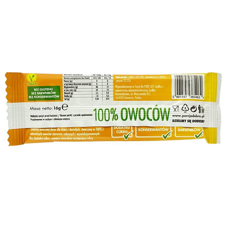 Snack alla mela e arancia 16 g – Porcja Dobra