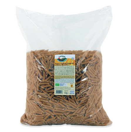 Pasta di semola integrale penne BIO 5 kg – Horeca