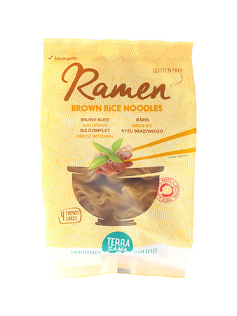 Tagliatelle di ramen di riso integrale senza glutine bio 280 g