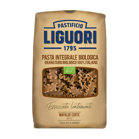 Pasta integrale di grano duro Mafalde Corte BIO 500 g - Liguori