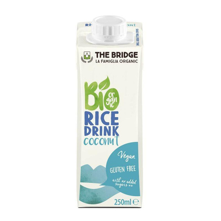 Bevanda di riso e cocco 250 ml senza glutine Biologico – The Bridge