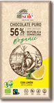 Cioccolato fondente 56% cacao con limone biologico 100 g – Chocolates Sole