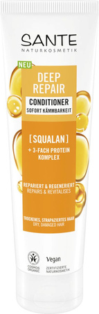 Balsamo rigenerante per capelli secchi e danneggiati con Squalano e triplo complesso proteico ECO 150 ml - Sante Naturkosmetik