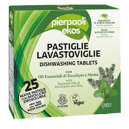 Pastiglie per lavastoviglie ECO 25 pezzi – Pierpaoli Ekos