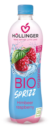 Bevanda gassata al lampone bio 500 ml - Hollinger