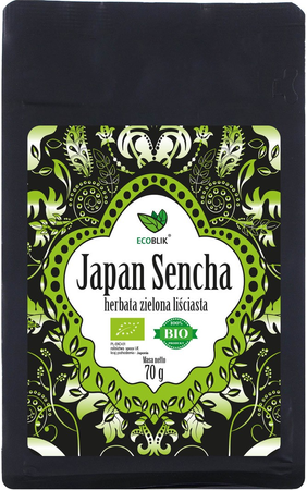 Tè verde giapponese in foglie sencha bio 70 g - Ecoblik