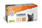 Alimento per gatti multipack paté BIO (8 x 100 g) 800 g – Yarrah