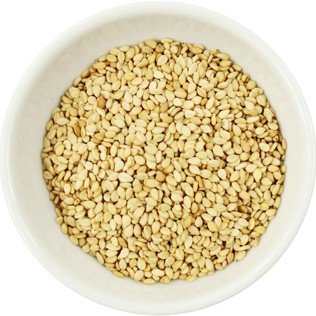 Sesamo bianco decorticato BIO (materia prima) (25 kg) 7