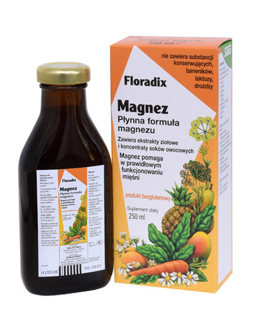 Magnesio senza glutine integratore alimentare liquido 250 ml (Floradix) – Salus