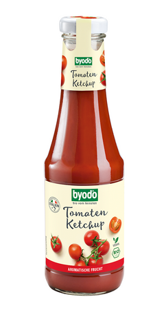 Ketchup di pomodoro senza glutine Biologico 500 ml – Byodo