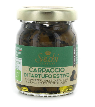 Carpaccio di tartufo nero estivo bio 50 g - SACCHI TARTUFI