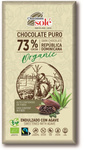 Cioccolato amaro 73% cacao dolcificato con sciroppo d'agave BIO 100 g