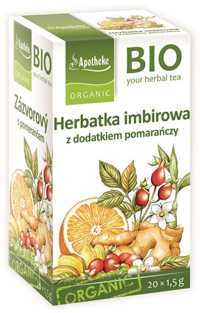 Tè allo zenzero e arancia bio (20 x 1,5 g) 30 g
