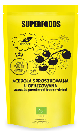 Acerola liofilizzata in polvere BIO 100 g – Bio Planet