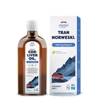 Olio di fegato di merluzzo norvegese Omega-3 (1000 mg) al gusto di limone integratore alimentare 250 ml – Osavi
