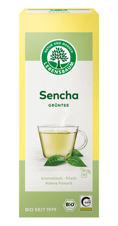 Tè verde Sencha filtro biologico (20 x 1,5 g) 30 g – Lebensbaum