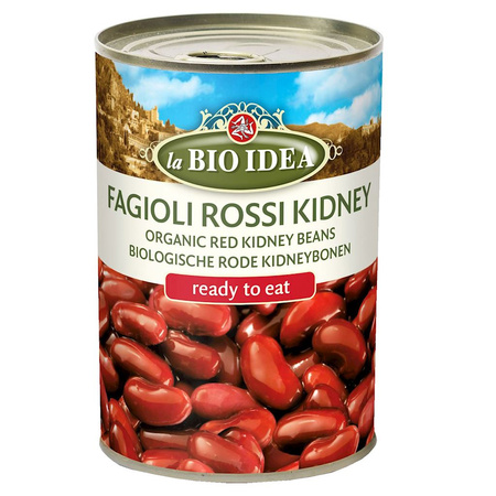 Fagioli rossi Kidney in scatola Biologici 400 g (240 g) – La Bio Idea