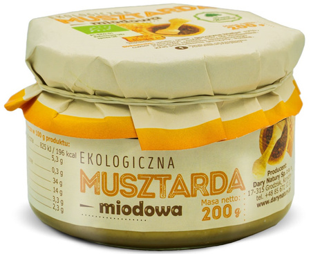 Miele di senape BIO 200 g - Dary Natury