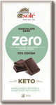 Cioccolato amaro 72% cacao senza zuccheri aggiunti con stevia KETO 100 g