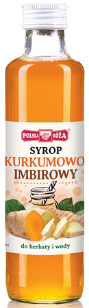 Sciroppo alla curcuma e zenzero 315 ml – Polska Róża
