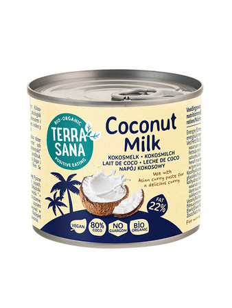 Latte di cocco - bevanda di cocco in scatola senza gomma di guar (22% di grassi) bio 200 ml