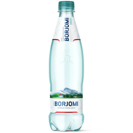 SET 12 x Acqua minerale frizzante 500 ml - Borjomi