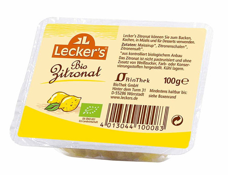Buccia di limone candita bio 100 g