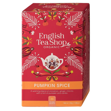 Tisana con cannella, zenzero e zucca Biologico 30 g – English Tea Shop