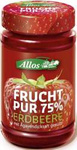 Mousse di fragola biologica (75% frutta) 250 g – Allos
