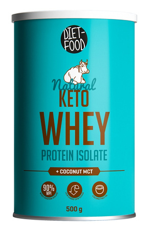 Keto proteine whey con MCT di cocco Biologico 500 g – Diet-Food