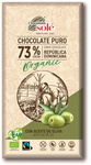 Cioccolato amaro 73% cacao con olio d'oliva BIO 100 g