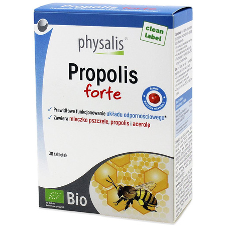 Integratore alimentare di propoli forte BIO 30 compresse - Physalis