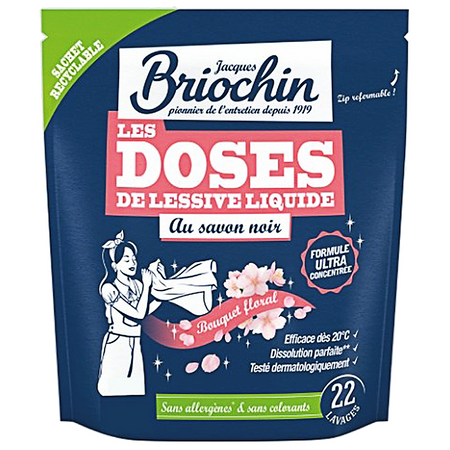 Capsule lavatrice universali floreali a base di sapone di Marsiglia (22 pz.) – Briochin