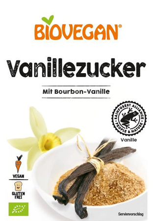 Zucchero vanigliato senza glutine Biologico (4 x 8 g) 32 g – Bio Vegan