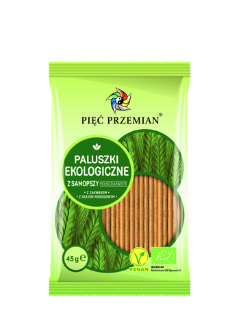 Bastoncini di farro monococco integrali biologici 45 g – Pięć Przemian (Five Transformations)
