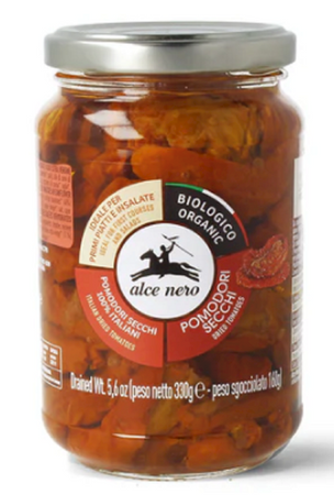 Pomodori secchi biologici sott'olio 330 g – Alce Nero
