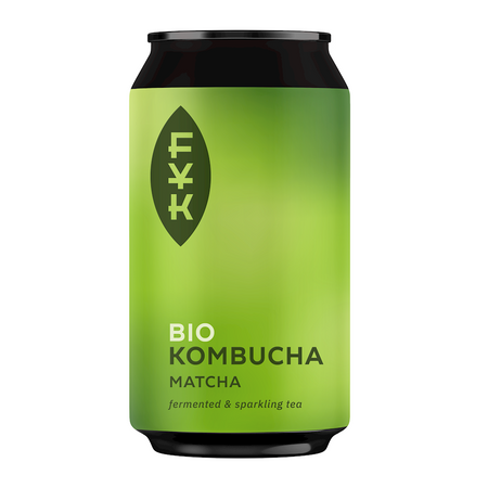 Tè matcha Kombucha senza glutine bio 330 ml - FOREVER YOUNG KOMBUCHA