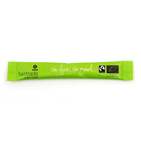 Zucchero di canna del commercio equo e solidale in bustine Bio (1000 x 4 g) 4000 g - Oxfam