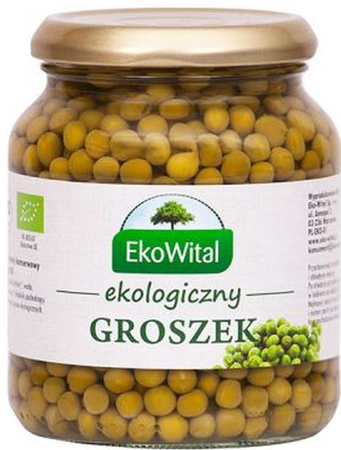 Piselli Biologici in salamoia 350 g – Ekowital