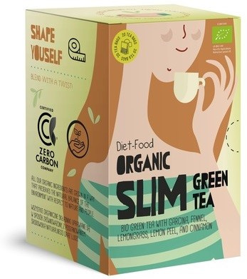 Tè verde per la linea (Slim Green) Biologico (20 x 1,5 g) 30 g – Diet-Food