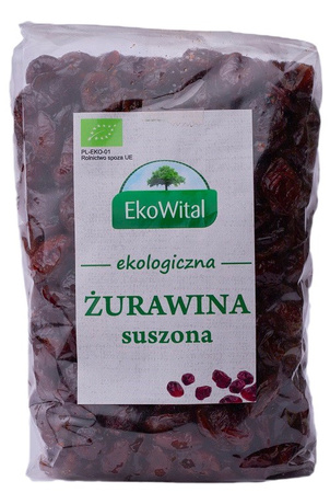 Cranberry essiccato Biologico 500 g – Ekowital