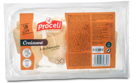 Cornetti senza glutine da infornare 200 g – Proceli