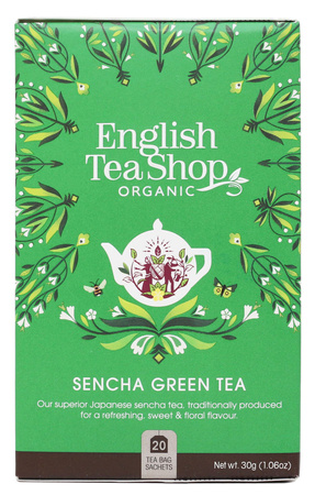 Tè verde Sencha (20x2) Biologico 30 g – English Tea Shop