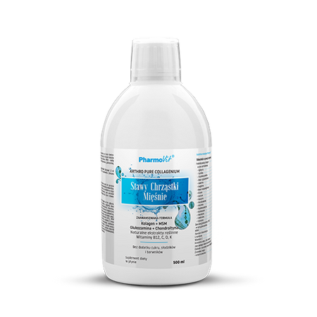 Integratore alimentare liquido per le articolazioni, le cartilagini e i muscoli, senza glutine, 500 ml – Pharmovit