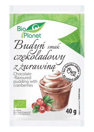 Budino al cioccolato con mirtilli rossi BIO 40 g