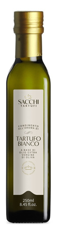 Condimento a base di olio d'oliva al tartufo bianco 250 ml – Sacchi Tartufi